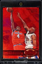 1997-98 Metal Universe #92 Chris Webber Precious Metal Gems Red【96/100】 Washington Bullets