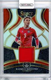 2025-26 PANINI SELECT ROAD TO FIFA WORLD CUP Rasmus Hojlund patch#SM-RHD DENMARK