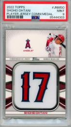 2022 TOPPS  Shohei Ohtani PLAYER JERSEY COMM.MEDAL#JNMSO【PSA9】 Los Angeles Angels