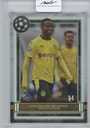 2020-21 Topps Museum Collection UEFA Champions League #68 Youssoufa Moukoko