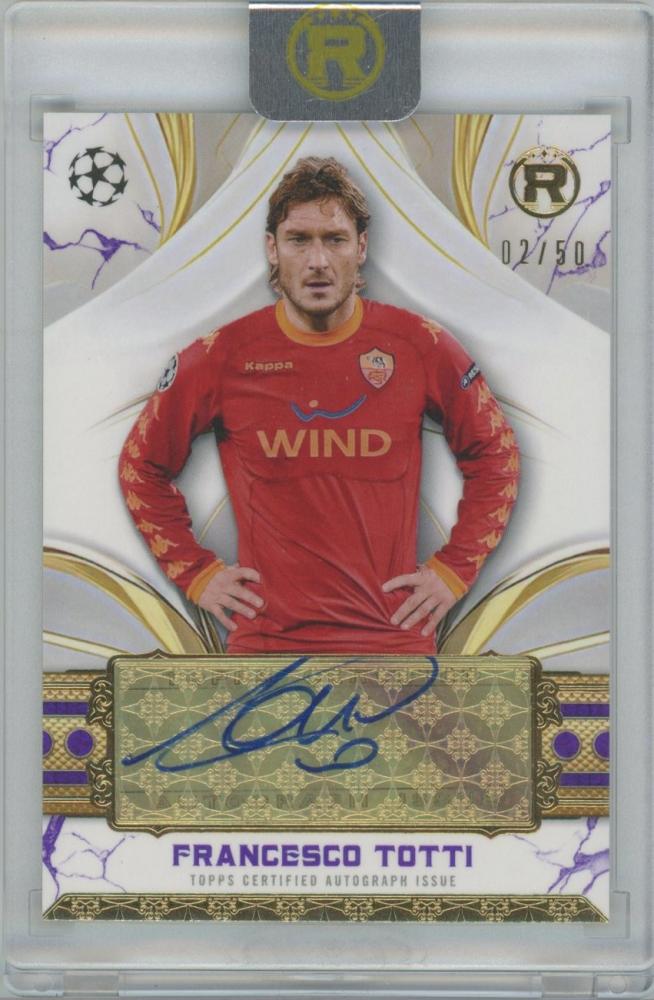 直筆サイン入り Totti トッティ デ・ロッシ　ASローマ　デュアルサイン ロナウド＆バッジョ NEW直筆サイン入りアイテム 全6種 取扱い