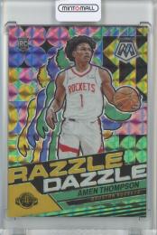 2023-24 Panini Mosaic Basketball Amen Thompson Razzle Dazzle/RC/#13 Houston Rockets