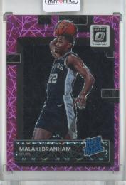 2022-23 Donruss Optic Basketball Malaki Branham Base/RC/Pink Velocity/#222【74/79】 San Antonio Spurs