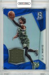 2015-16 PANINI Spectra O.J.Mayo Swatches Prizm 49枚限定【11/49】《やや難あり》Milwaukee Bucks