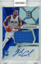 2015-16 PANINI Spectra Justin Anderson Jersey Autograph《やや難あり》Dallas Mavericks