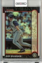 1999 Topps Bowman Chrome Jay Buhner Gold Refractors #282【01/25】《汚れ、側面ヤケあり》