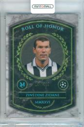 2025-26 Topps Museum Collection Zinedine Zidane #ROH-5 Roll of Honor Gold Parallel【134/249】 Juventus