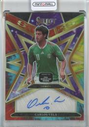 2025-26 Panini Select Road Fifa World Cup Carlos Vela Stars Auto【22/25】 Mexico