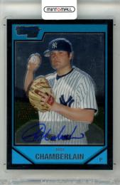2007 Topps Bowman Chrome Joba Chamberlain #BC236 Autograph Card Yankees
