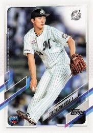 2021 TOPPS NPBプロ野球 #38 河村説人(ロッテ) レギュラーカード RC