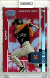 2003 Leaf Certified Materrials Tsuyoshi Shinjo #115 Mirror Red Parallel【042/100】《やや難あり》 Mets