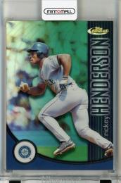 2001 Topps Finest Rickey Henderson Refractors #48【058/499】《側面ヤケあり》