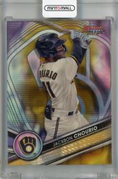 2022 Topps Bowman’s Best Jackson Chourio Top Prospects Gold Lava #TP-19 【59/75】 Milwaukee Brewers