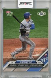 2024 Topps Now Shohei Ohtani Collects 1st Hit and 1st RBI in 2-Hit Dodgers Debut #1 Los Angeles Dodgers