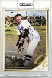 2024 BBM プロ野球90周年 沢村栄治 金箔サインカード【092/100】