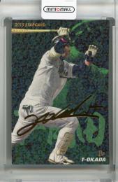 2015 カルビー オリックス T-岡田 金箔サインカード