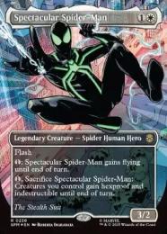 【SPM】【EN】《スペクタキュラー・スパイダーマン/Spectacular Spider-Man》(Stealth)【テクスチャーFoil】【MTG】