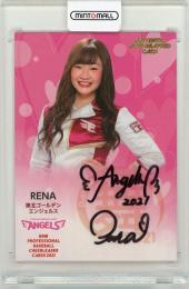 2021 BBM チアリーダー Dancing Heroine-舞- 東北楽天 RENA 直筆サインカード 18/90