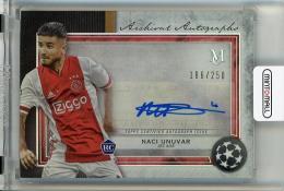 2020-21 Topps Museum Collection UEFA Champions League Naci Unuvar Archival Autographs #AANU【186/250】