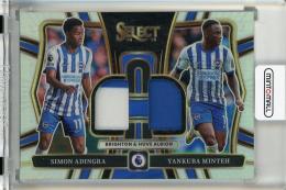 2024-25 Panini Select English Premier League Simon Adingra / Yankuba Minteh Dual Swatches #5