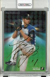 カルビー プロ野球チップス 2016 第1弾 大谷翔平 金箔サインカード 北海道日本ハムファイターズ