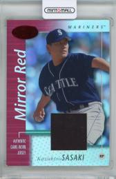 2002 Leaf Certified Kazuhiro Sasaki Mirror Red Jersey #95【006/150】《白かけ、側面ヤケあり》