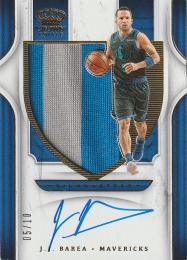 2019-20 PANINI Crown Royale Autograph Relic Silhouettes Prime  J.J. Barea Dallas Mavericks 【05/10】