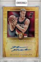 2015-16 PANINI Gold Standard Mason Plumlee Gold Scripts 99枚限定【08/99】《やや難あり》Portland Trail Blazers
