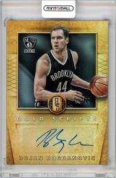 2015-16 PANINI Gold Standard Bojan Bogdanovic Gold Scripts 99枚限定【98/99】《やや難あり》Brooklyn Nets