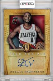 2015-16 PANINI Gold Standard Gerald Henderson Gold Scripts 99枚限定【04/99】《やや難あり》Portland Trail Blazers