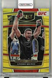 2022 Panini Select UFC Andre Muniz Prizms Gold #34【10/10】《初期傷、初期不良あり》