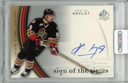 2005-06 UPPER DECK SP Authentic  Martin Havlat Autograph