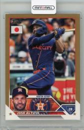 2023 TOPPS Japan Edition Jose Altuve Gold #163【12/25】 Houston Astros
