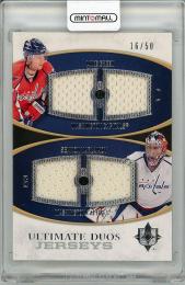 2010-11 UPPER DECK Ultimate Collection  Mike Green & Semyon Varlamov Game Used Memorabilia 16/50