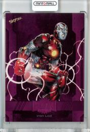 2024 SkyBox Metal Universe Avengers Iron Lad Pink FX/#195【17/75】