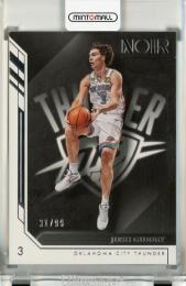 2022-23 Panini Noir Josh Giddey Base #54【31/99】