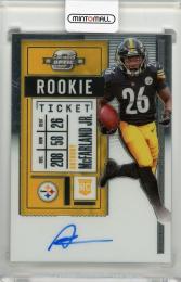 2020 PANINI Contenders Optic Pittsburgh Steelers ROOKIE TICKET Autographs #137 / Anthony McFarland Jr.