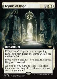 【DSK】【ENG】【Foil】〈369-R-W〉《希望の力線/Leyline of Hope》拡張アート版