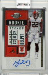 2020 PANINI Contenders Optic Cleveland Browns ROOKIE TICKET Autographs #160 / Grant Delpit