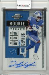 2020 PANINI Contenders Optic Detroit Lions ROOKIE TICKET Autographs #189 / Quintez Cephus