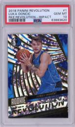 2018-19 Panini Revolution  Luka Doncic Rookie Revolution Impact【PSA10 】《Gem-MINT》 Dallas Mavericks