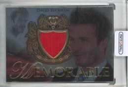 2011 Futera Unique David Beckham Memorable #MEMS03【058/299】 Manchrster United