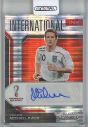 2022 Panini Prizm World Cup Soccer Michael Owen INK #I-MO Auto England