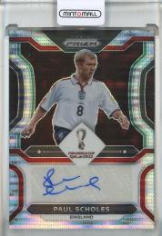 2022 Panini Prizm World Cup Soccer Paul Scholes Breakaway Prizms #S-PS Auto England