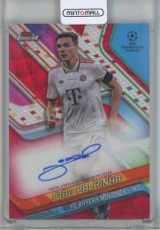 2024-25 Topps Finest UEFA Club Competitions Soccer Joao Palhinha Red Wave #BA-JP Auto【4/5】 FC Bayern München