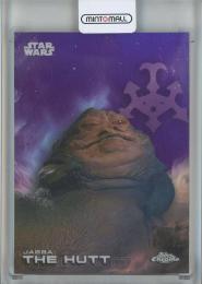 2025 Topps Chrome Star Wars The Hutt Purple Refractor【184/199】