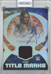 2026 Topps Universe WWE Giulia Title Marks Relic Signatures Auto #TMR-GL