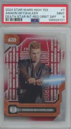 2024 TOPPS STAR WARS HIGH-TEK Anakin Skywalker Red Diffractor【2/5】【PSA9】