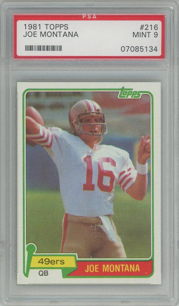 ミントモール / MINT 池袋店 / 1981 Topps Joe Montana #216【PSA9