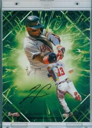 2025 Fanatics Under Waraps Emanate Ronald Acuna Jr. Auto Green 28/99